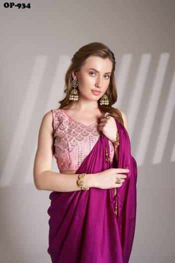 LAXMINAM OP-934 DESIGNER CHIFFON SAREE WHOLESALER IN INDIA